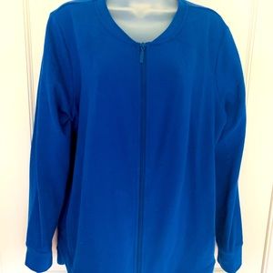 D & Co Active zippered cobalt blue cotton jacket❣️